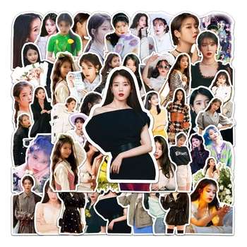 50TK/Set KPOP RÜ Lee Ji Eun-Seeria Kleebised KPOP Superstaar DIY Mood Segatud Veekindel Kleebised Kleepsud Sülearvuti Mobiiltelefoni