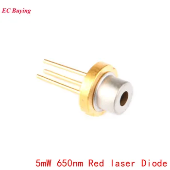 5tk 5mW 650nm Punane Laser Diood Laser Sensor Moodul 650NM Dioodid DIY 5MW LED Elektroonika Disain
