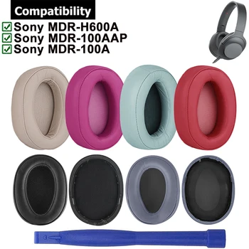 Asendamine Kõrvapadjakesed Kõrva Padjad Padi Varuosade Sony MDR-100A MDR-100AAP MDR-H600A MDR 100A 100AAP H600A Kõrvaklapid