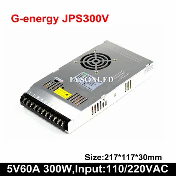 G-energia JPS300V Slim 5V 60A 300W LED-Ekraan Lülitus Toide 110/220V AC
