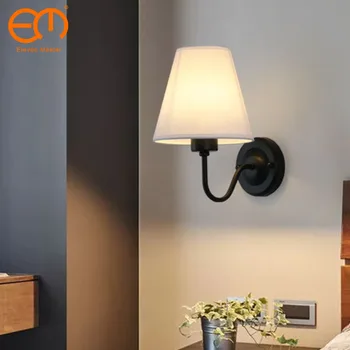 Köök tuba decor seina lamp on retro lihtne stiil E27 lamp omanik riie lambivarju saadaval LED pirn, magamistoa voodi kõrval lamp